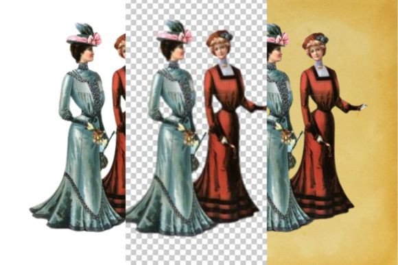 Download Vintage French Fashion Wall Art Print - Premium Bundle