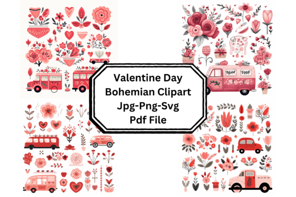 Download Valentine Day Bohemian Clipart - Bohemian clipart Collection