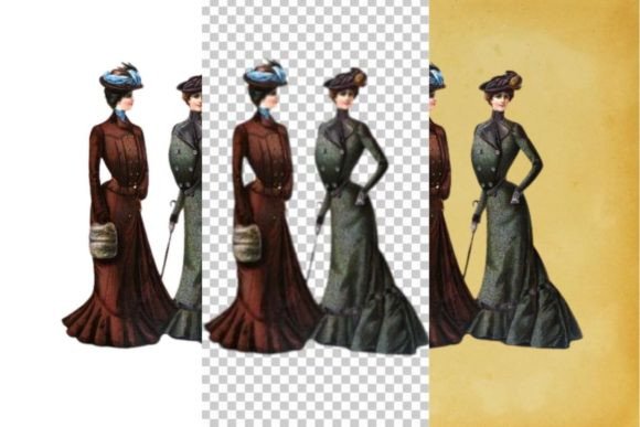 Download Vintage French Fashion Wall Art Print - Vintage french Collection
