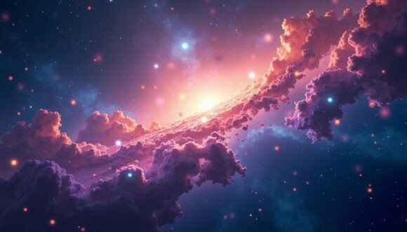 Download A Galaxy Glowing with Soft Hues - Soft hues Collection