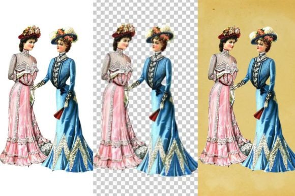 Download Vintage French Fashion Wall Art Print - Vintage french Collection