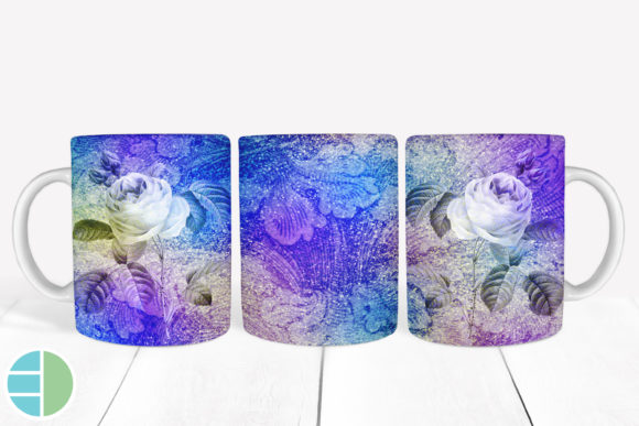 Download Mug Sublimation Vintage Flower Designs - Flower designs Collection