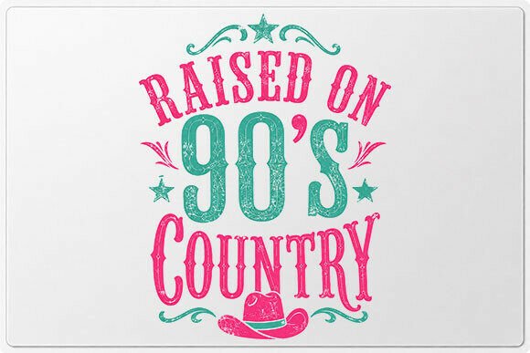 Download 90s Country Quote Typography PNG - Typography Collection